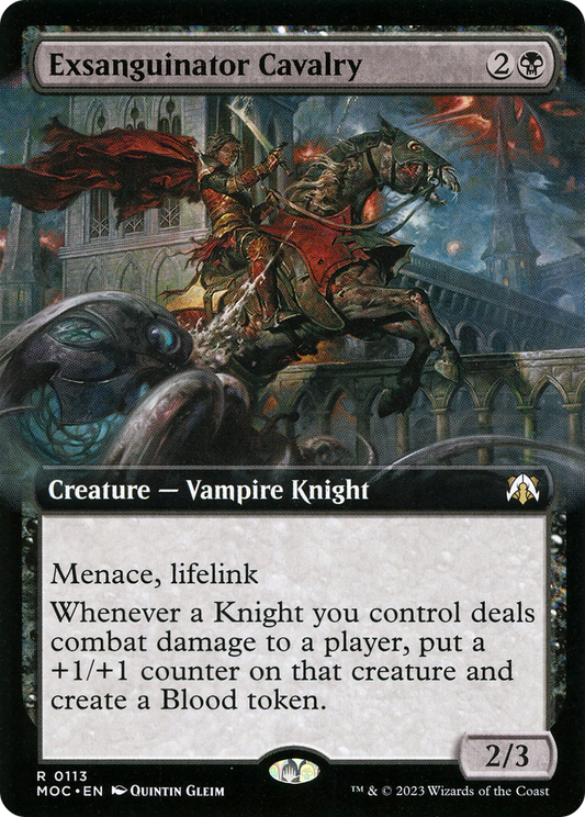Exsanguinator Cavalry (Extended Art) [March of the Machine Commander]