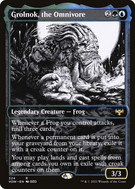 Grolnok, the Omnivore (VOW-324) - Innistrad: Crimson Vow: (Showcase) Foil