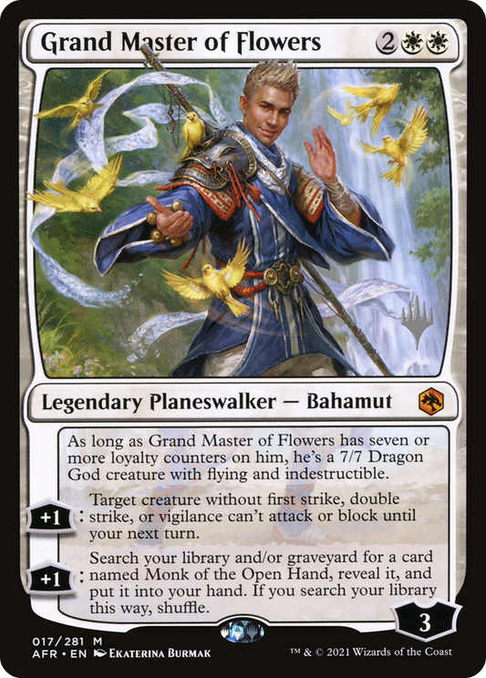 Grand Master of Flowers (PPAFR-017) - Adventures in the Forgotten Realms Promos Foil