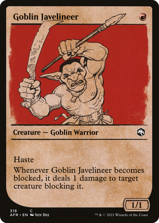 Goblin Javelineer (AFR-318) - Adventures in the Forgotten Realms: (Showcase)