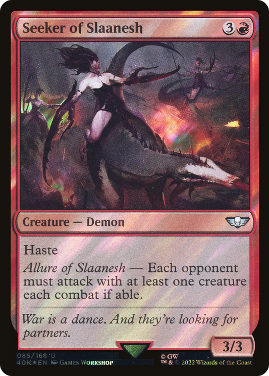 Seeker of Slaanesh (Surge Foil) [Universes Beyond: Warhammer 40,000]