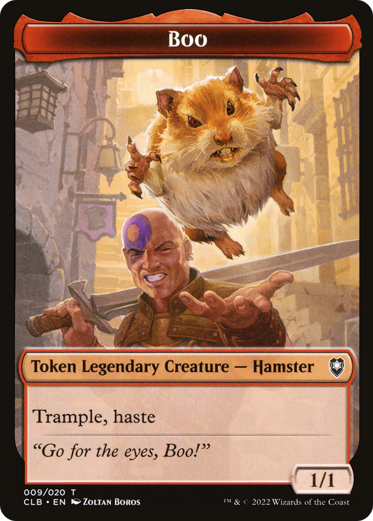 Boo (CLB-009) - Battle for Baldur's Gate Tokens Foil