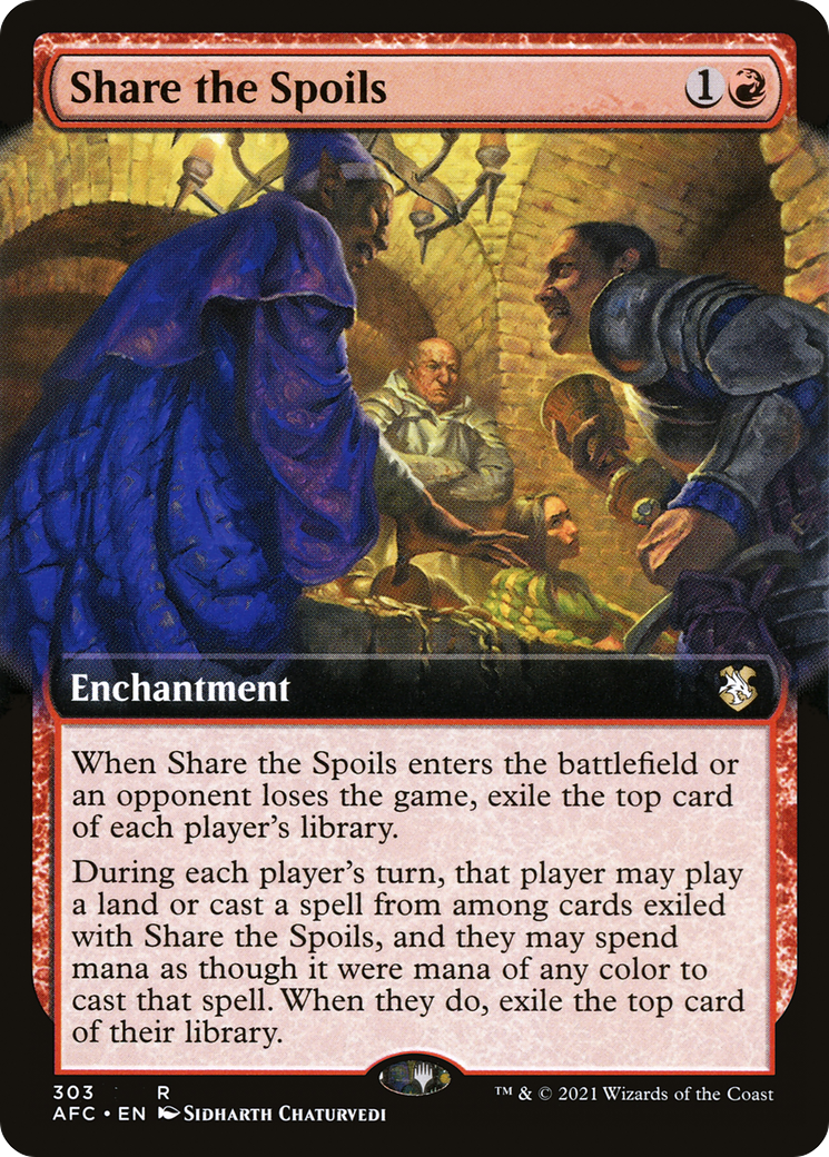 Share the Spoils (Extended) [Dungeons & Dragons: Adventures in the Forgotten Realms Commander]