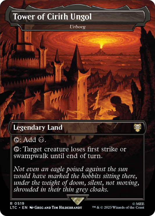 Urborg (LTC-519) - Tales of Middle-earth Commander / Tower of Cirith Ungol (Borderless) Foil