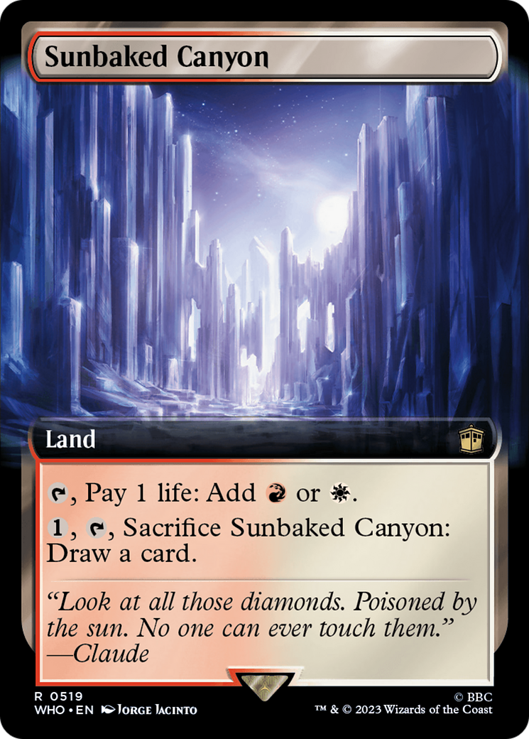 Sunbaked Canyon (WHO-519) - Doctor Who: (Extended Art) Foil