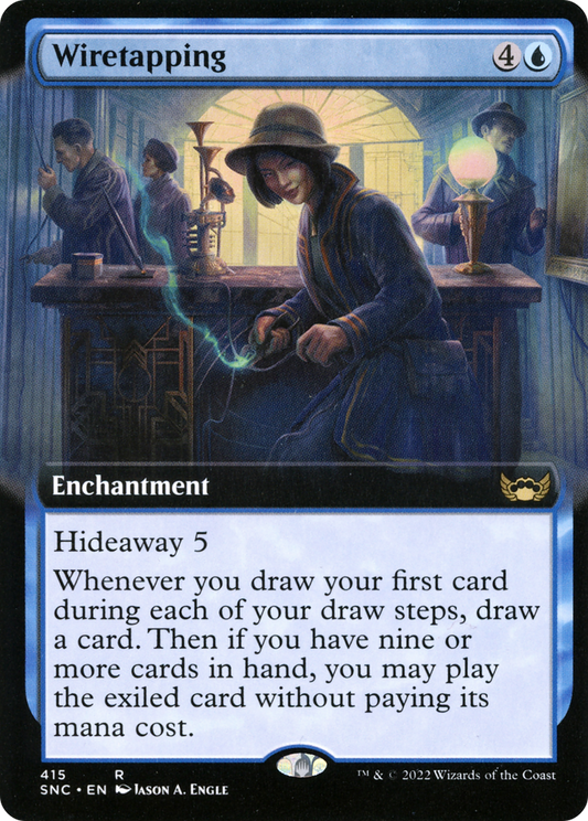 Wiretapping (SNC-415) - Streets of New Capenna: (Extended Art) Foil
