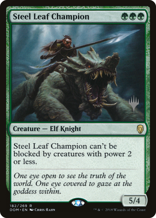 Steel Leaf Champion (PPM20-182) - Dominaria Promos Foil