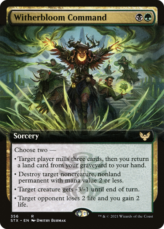 Witherbloom Command (Extended) [Strixhaven: School of Mages]