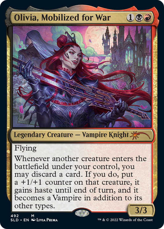Olivia, Mobilized for War (SLD-492) - Secret Lair Drop