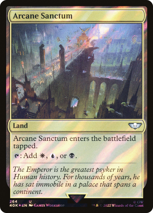 Arcane Sanctum (Surge Foil) [Universes Beyond: Warhammer 40,000]