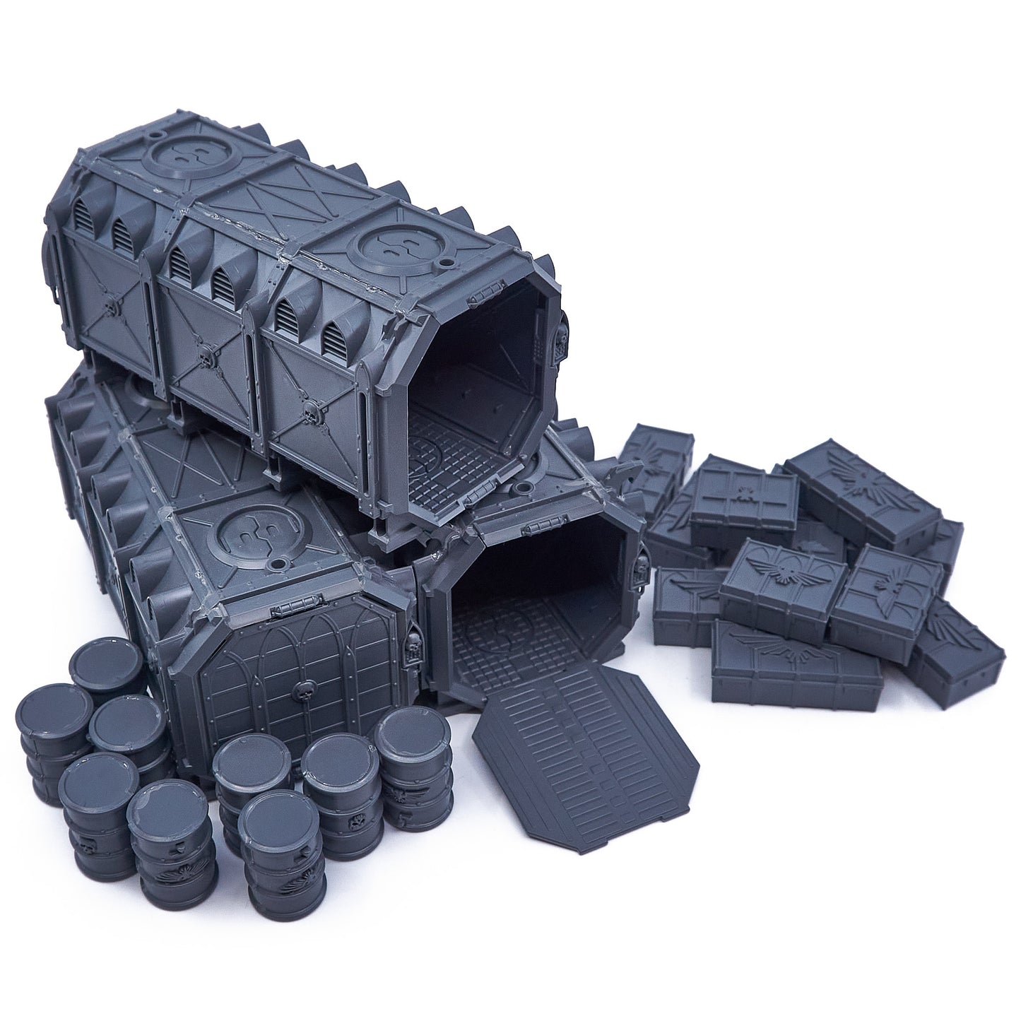 Terrain - Munitorum Armoured Containers (10140) - Used