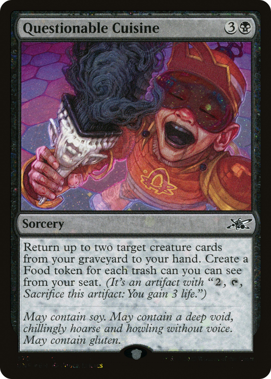 Questionable Cuisine (Galaxy Foil) [Unfinity]