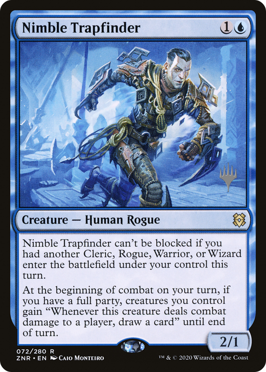 Nimble Trapfinder (PPZNR-72P) - Zendikar Rising Promos