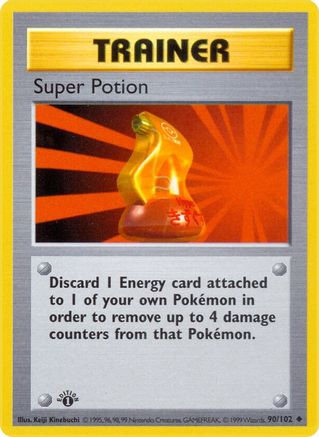 Super Potion (90/102) [Base Set Shadowless Unlimited]