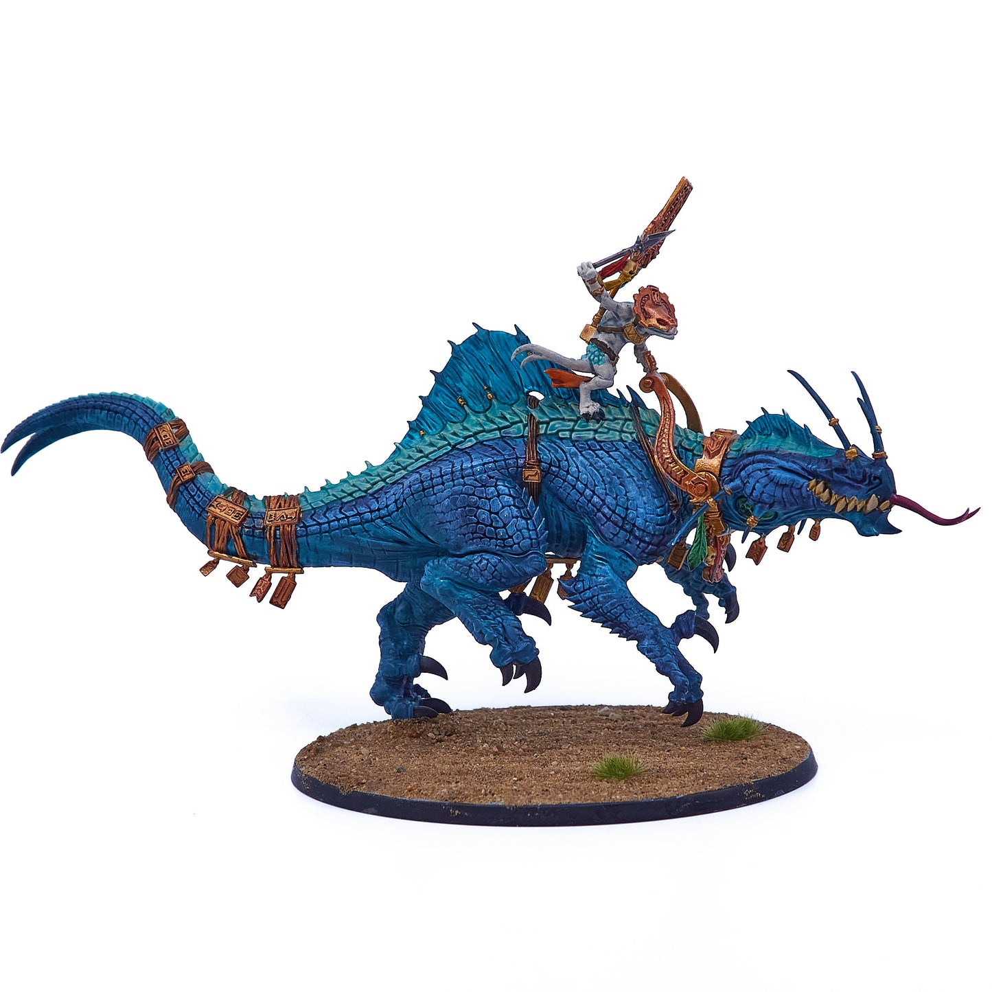 Seraphon - Skink Oracle on Troglodon (10795-V) - Used