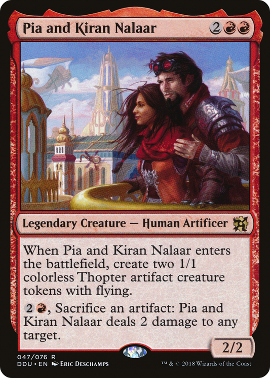 Pia and Kiran Nalaar [Duel Decks: Elves vs. Inventors]