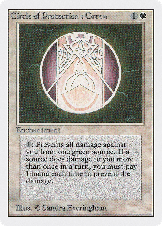 Circle of Protection: Green [Unlimited Edition]