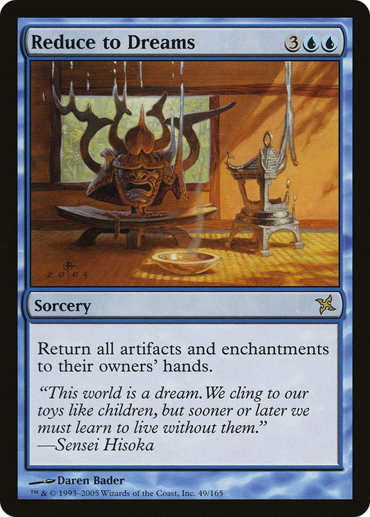 Reduce to Dreams (BOK-049) - Betrayers of Kamigawa Foil