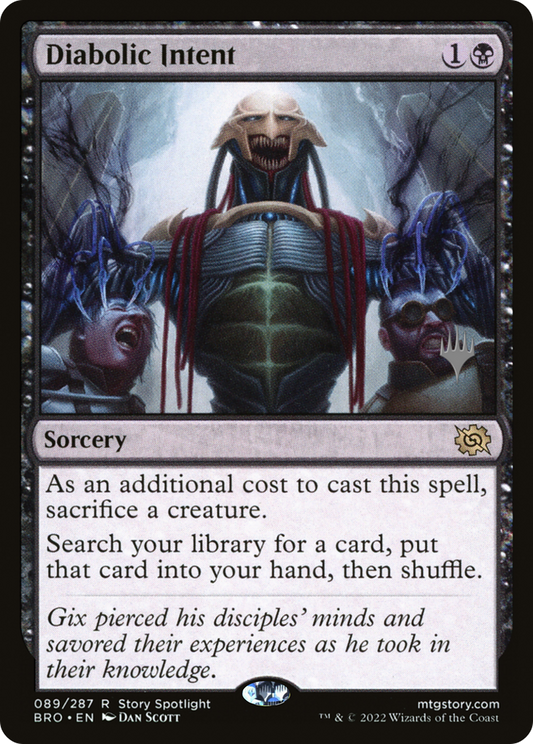 Diabolic Intent (Promo Pack) [The Brothers' War Promos]