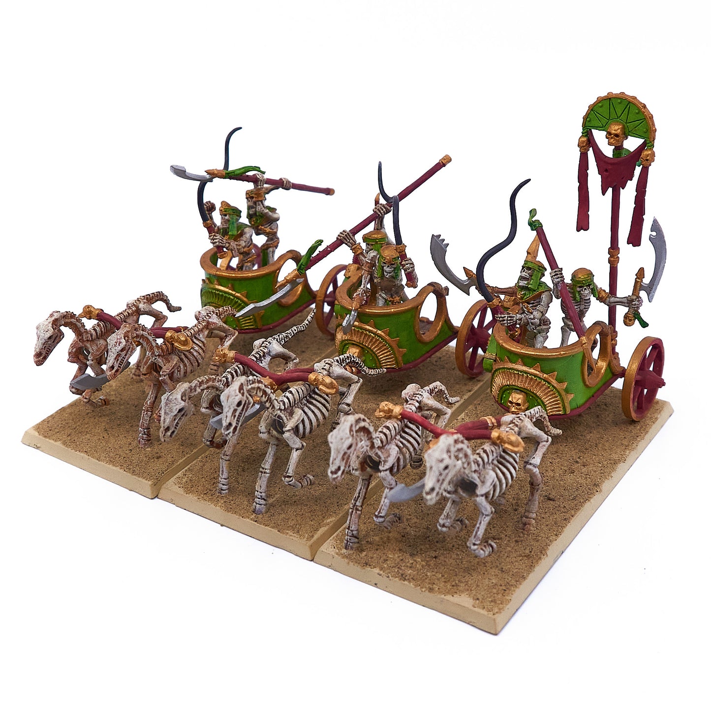 Tomb Kings of Khemri - Skeleton Chariots (11213) - Used