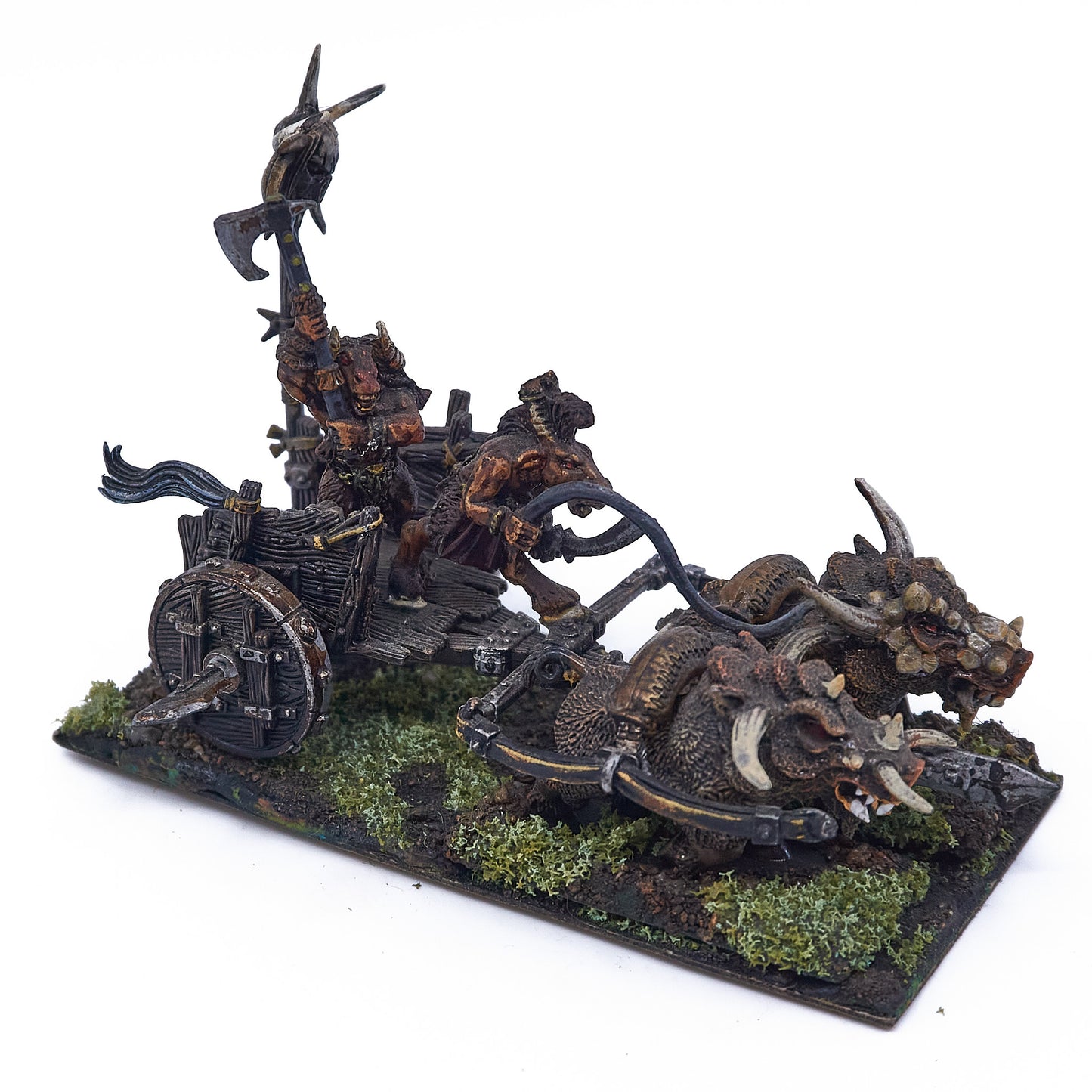 Beastmen Brayherds - Tuskgor Chariot (11374-V) - Used