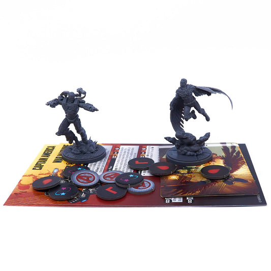 Marvel Crisis Protocol - Captain America & War Machine (11448) - Used