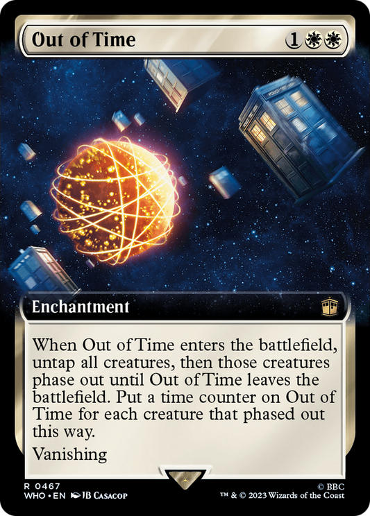 Out of Time (WHO-467) - Doctor Who: (Extended Art) Foil