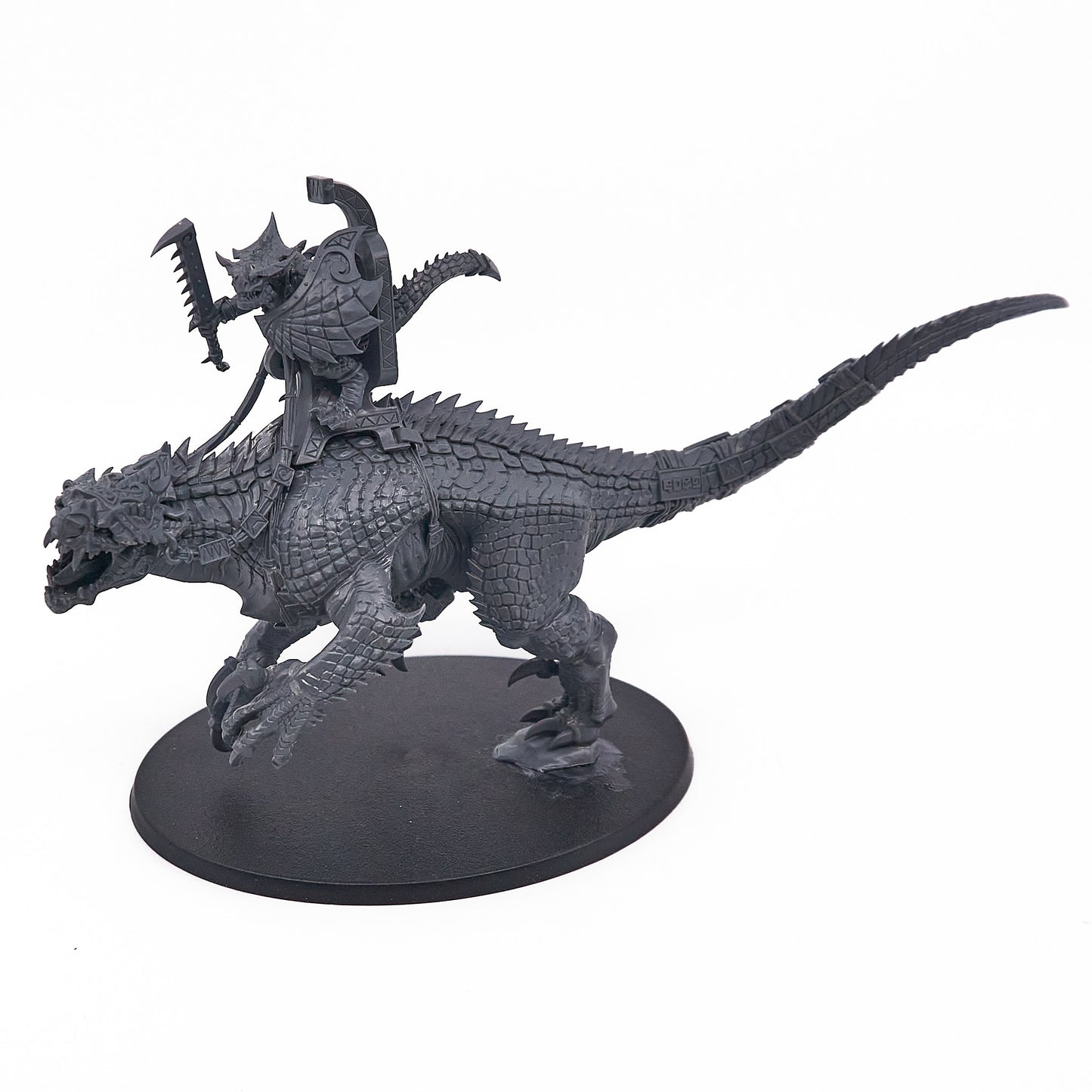 Seraphon - Saurus Scar-Veteran on Carnosaur (11993-V) - Used