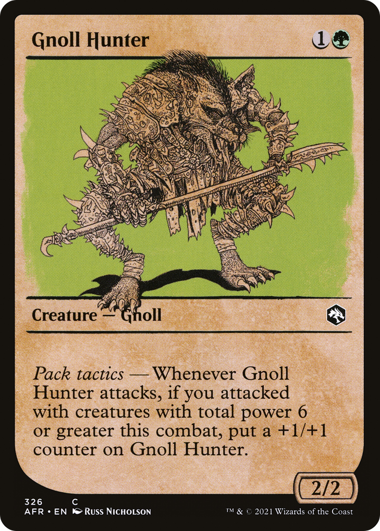 Gnoll Hunter (AFR-326) - Adventures in the Forgotten Realms: (Showcase)