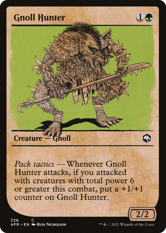 Gnoll Hunter (AFR-326) - Adventures in the Forgotten Realms: (Showcase) Foil