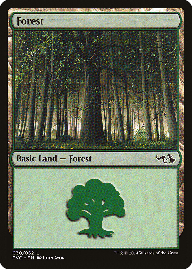 Forest (30) (Elves vs. Goblins) [Duel Decks Anthology]