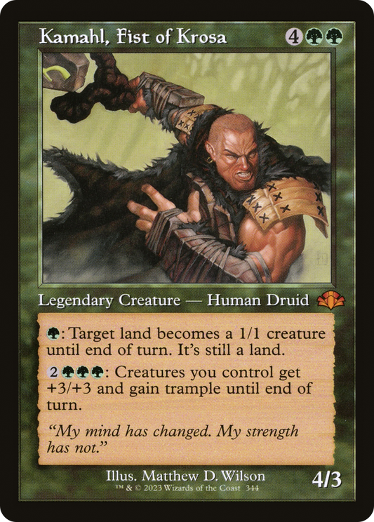 Kamahl, Fist of Krosa (DMR-344) - Dominaria Remastered Foil