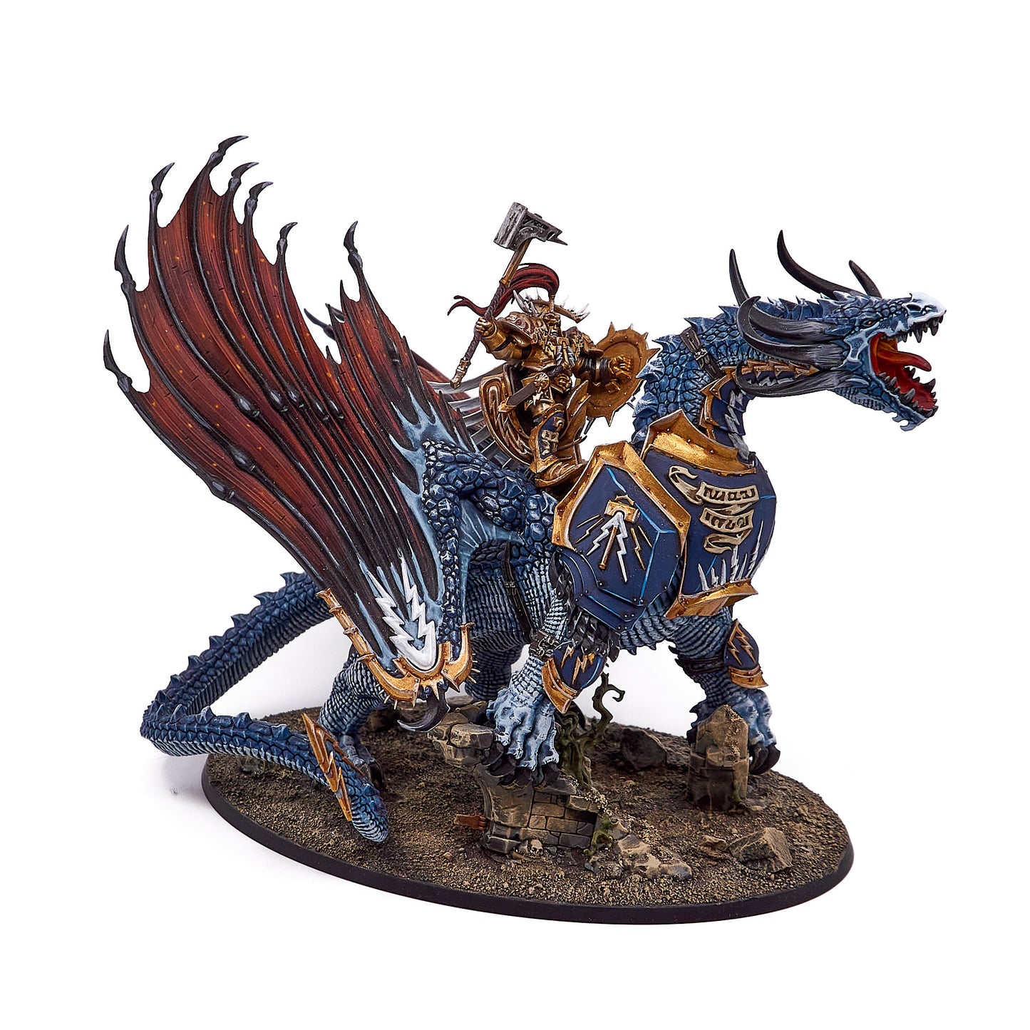 Stormcast Eternals - Lord-Celestant on Stardrake (12037-V) - Used