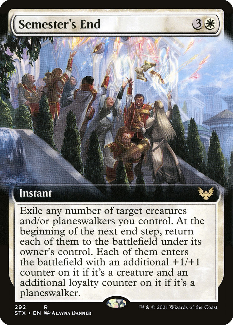 Semester's End (Extended) [Strixhaven: School of Mages]
