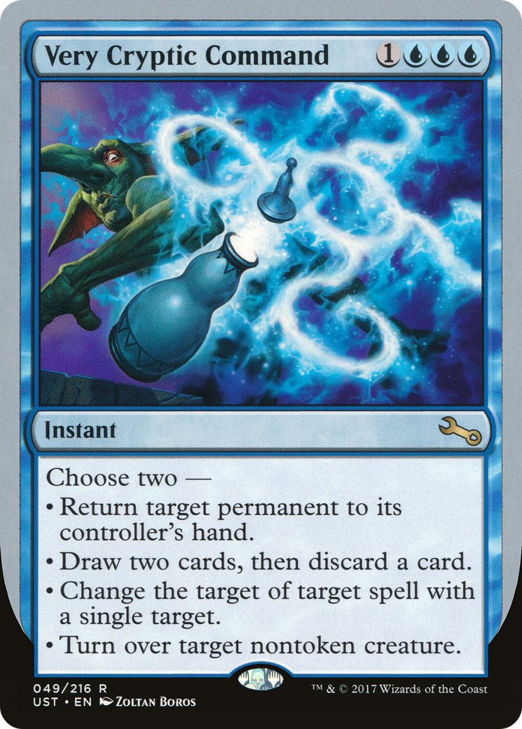 Very Cryptic Command (UST-049) - Unstable Foil