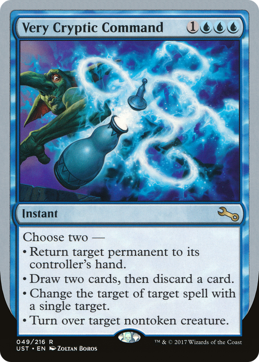 Very Cryptic Command (UST-049) - Unstable Foil
