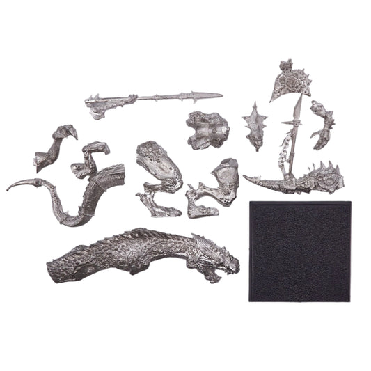 Lizardmen - Kroq-Gar on Carnosaur (12401) - Used