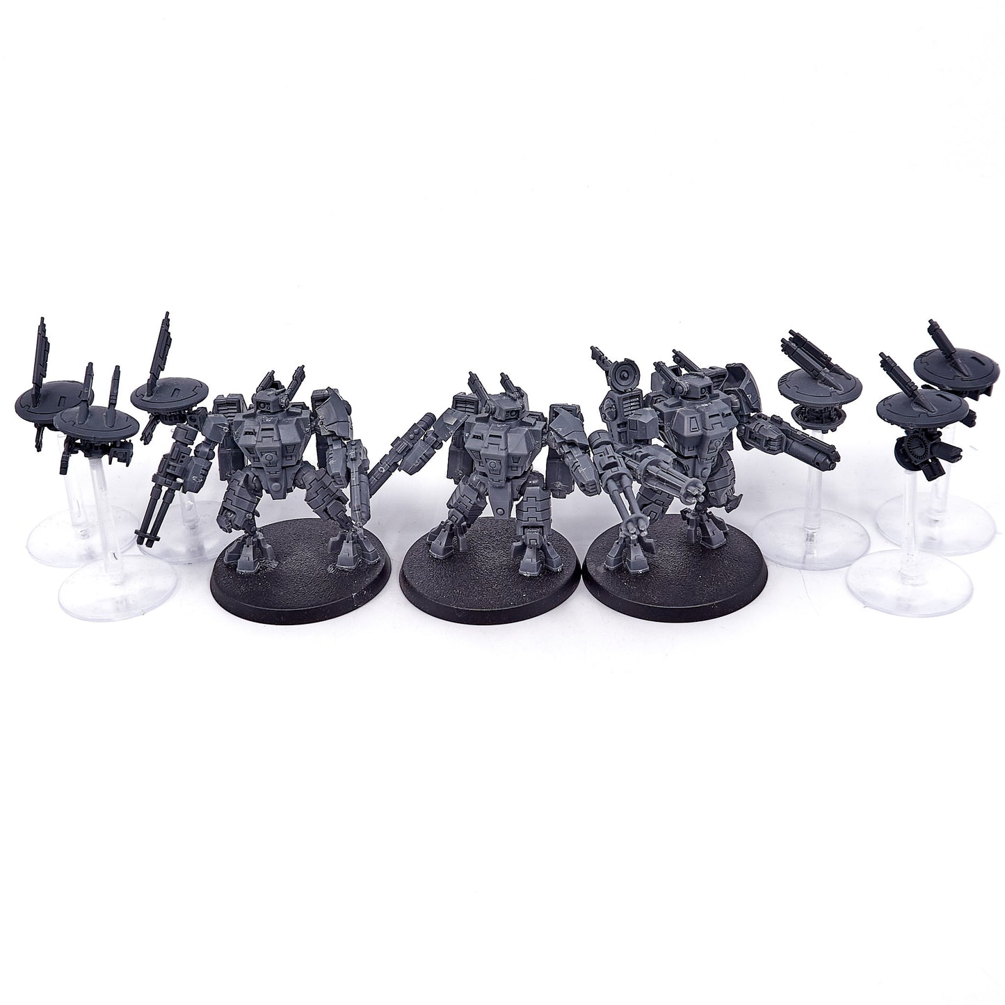 T'au Empire - XV8Crisis Battlesuit Team (12837) - Used