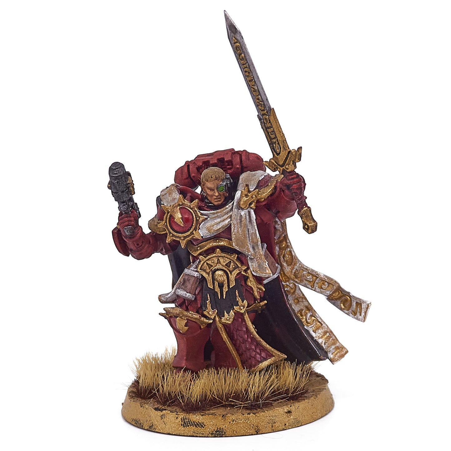 Space Marines - Space Marine Captain (Converted) (12933) - Used
