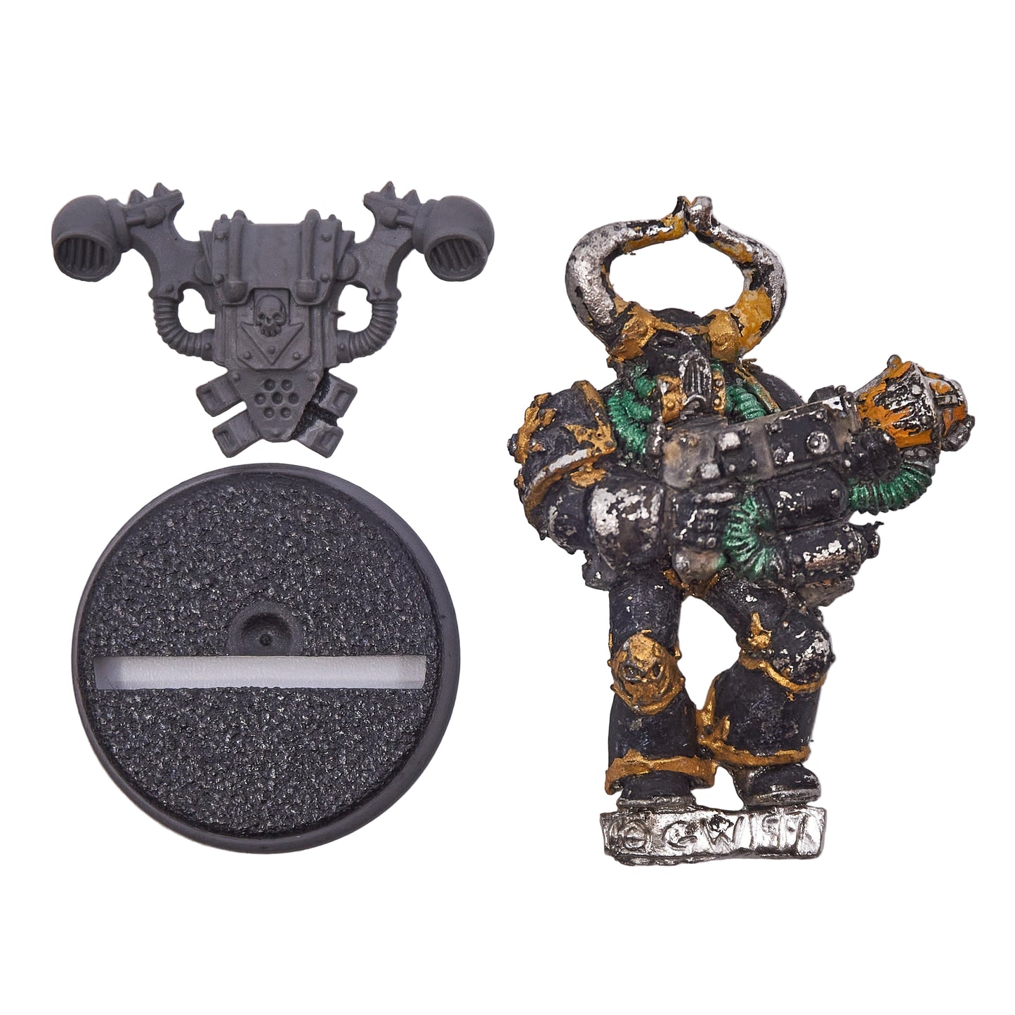 Chaos Space Marines - Chaos Space Marine with Flamer (13017) - Used