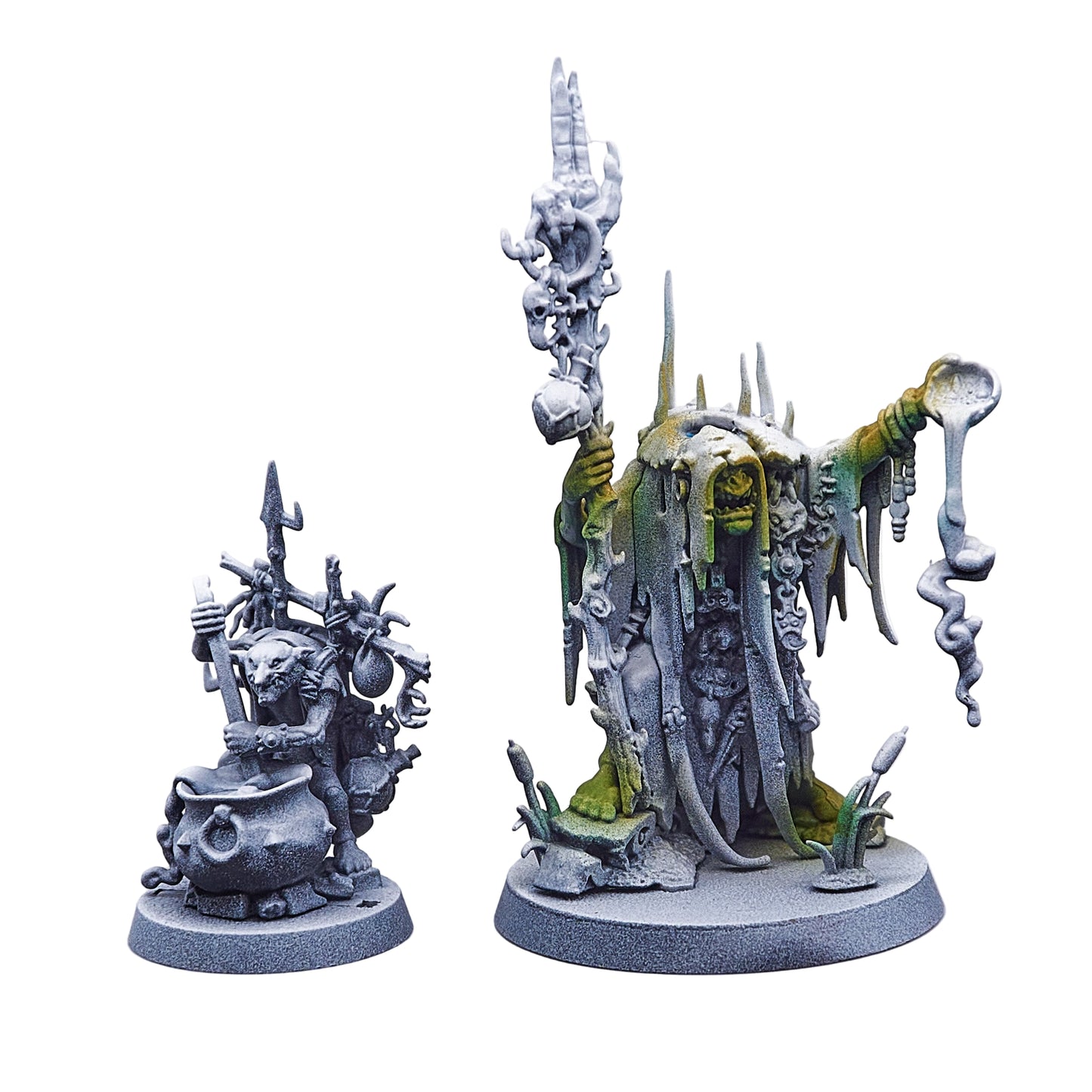 Orruk Warclans - Swampcalla Shaman with Pot-grot (13109-V) - Used