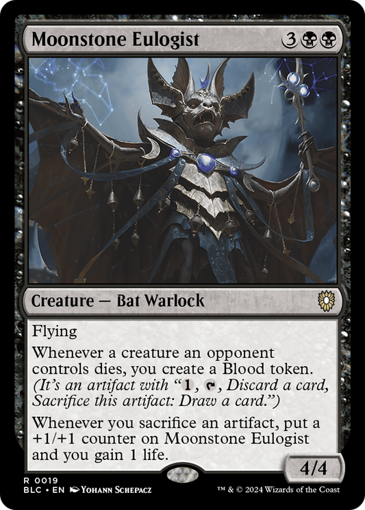 Moonstone Eulogist [Bloomburrow Commander]