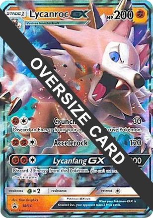 Lycanroc GX (SM14) (Jumbo Card) [Sun & Moon: Black Star Promos]