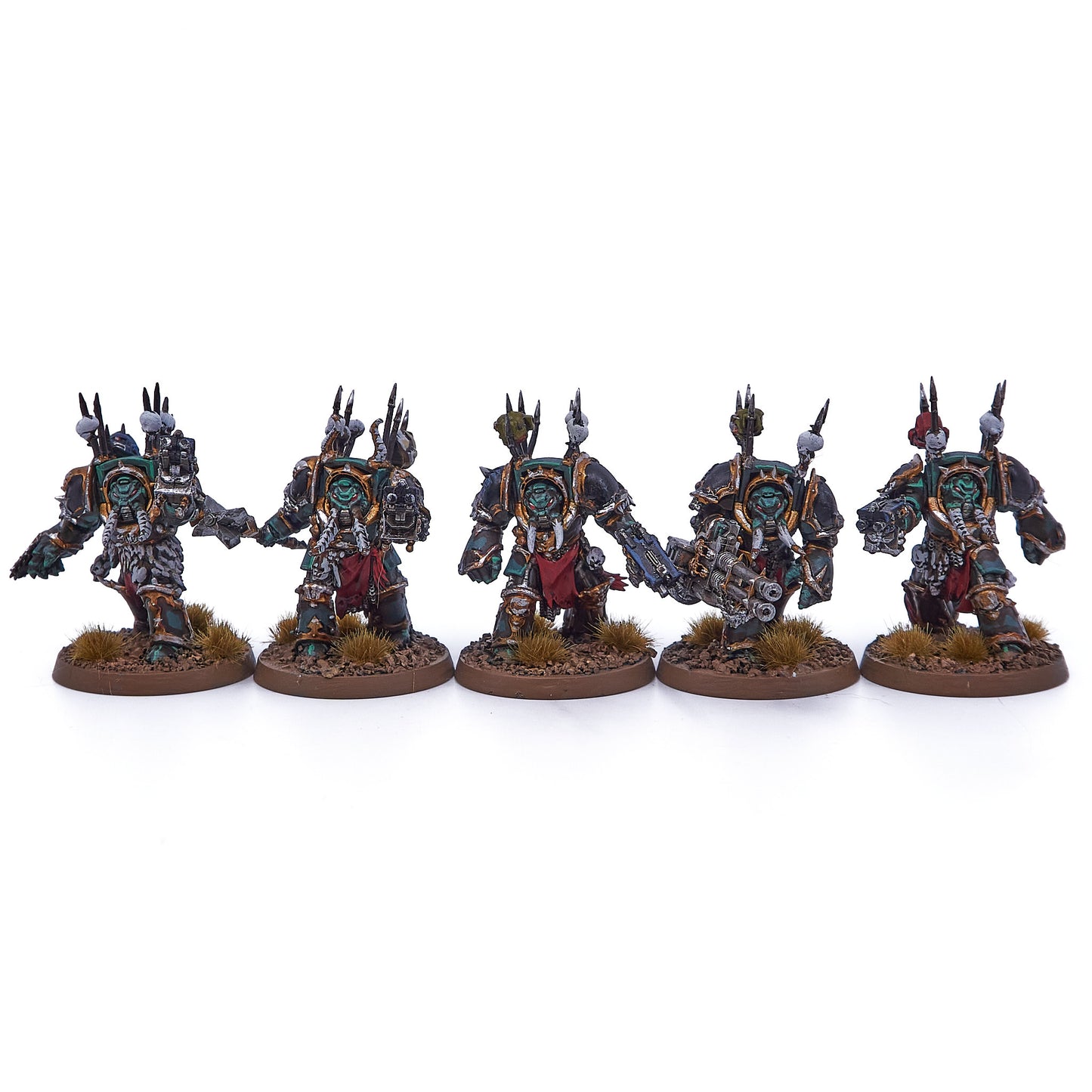 Chaos Space Marines - Chaos Terminator Squad (13193-V) - Used