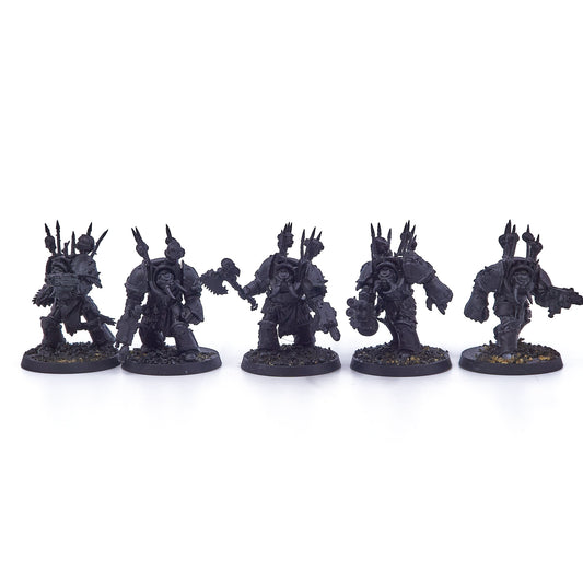 Chaos Space Marines - Chaos Terminator Squad (13205-V) - Used