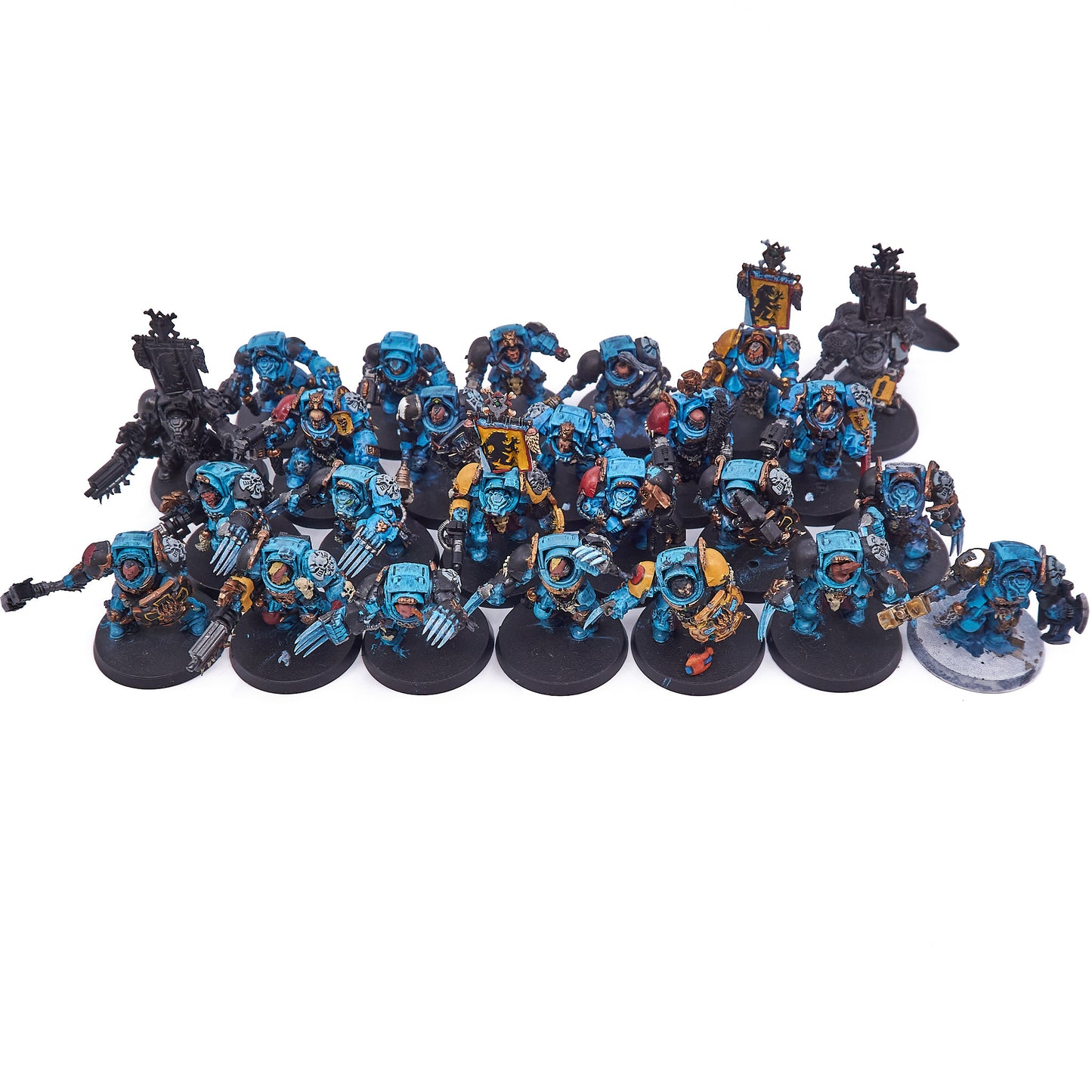 Space Wolves - Wolf Guard Terminator Lot (13212) - Used