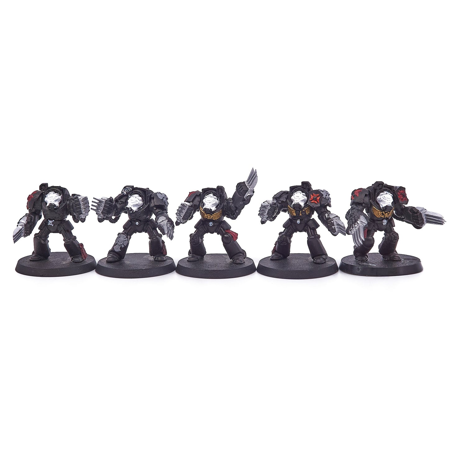 Black Templars - Assault Terminator Squad (13283-V) - Used