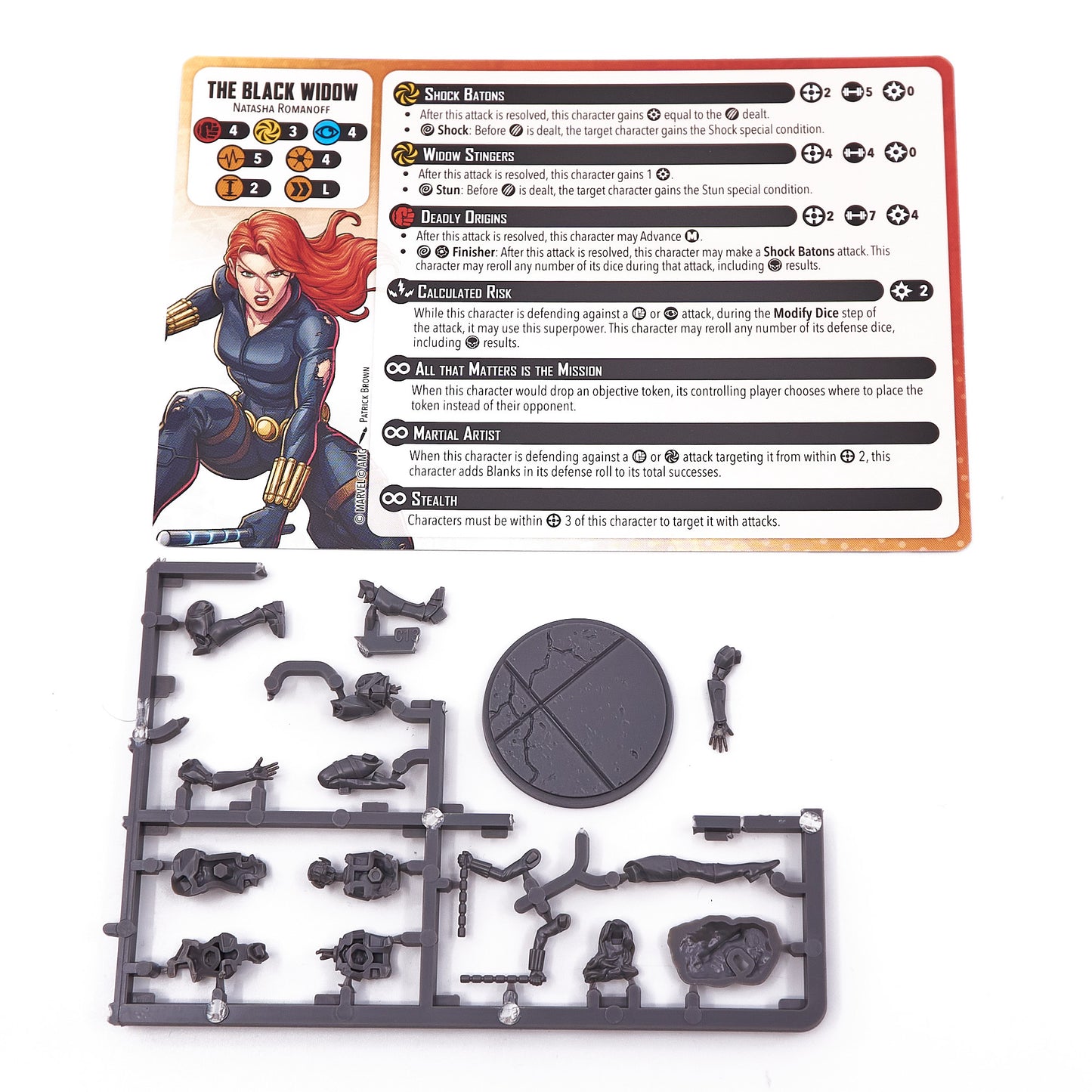 Marvel Crisis Protocol - The Black Widow (13301) - Used