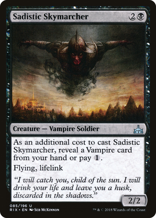 Sadistic Skymarcher (RIX-085) - Rivals of Ixalan