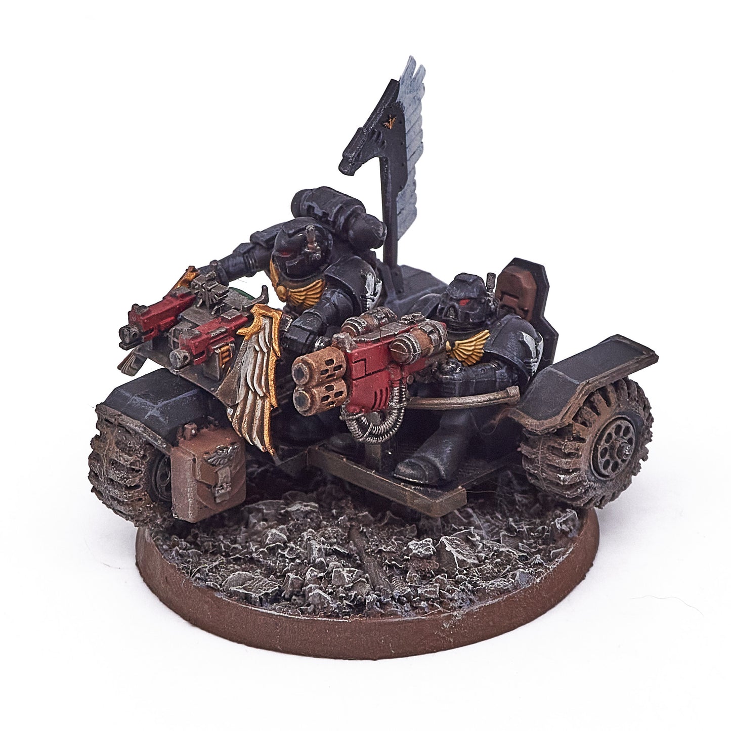 Dark Angels - Ravenwing Attack Bike (13393-V) - Used